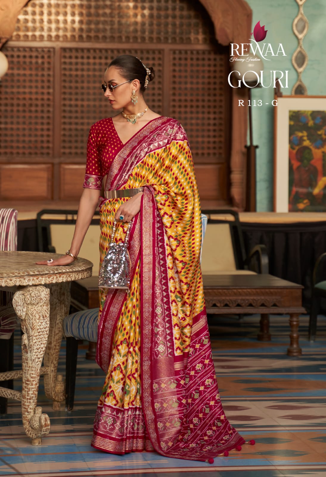 Rewaa Gouri Silk Heavy Wedding Wear New Designer Saree Collection